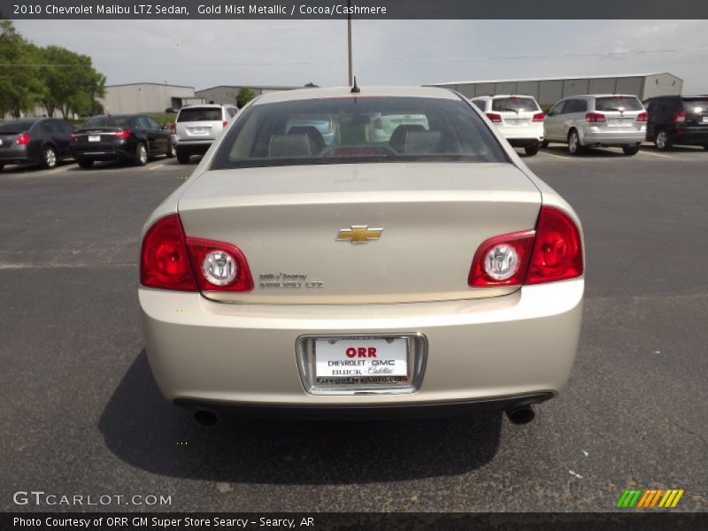 Gold Mist Metallic / Cocoa/Cashmere 2010 Chevrolet Malibu LTZ Sedan
