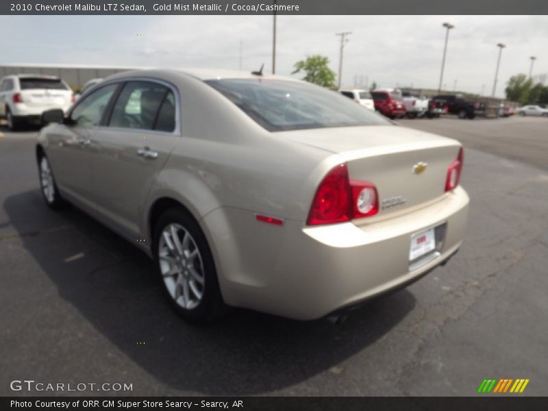 Gold Mist Metallic / Cocoa/Cashmere 2010 Chevrolet Malibu LTZ Sedan