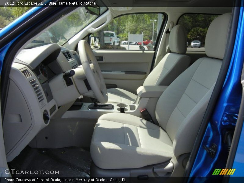 Blue Flame Metallic / Stone 2012 Ford Escape XLT
