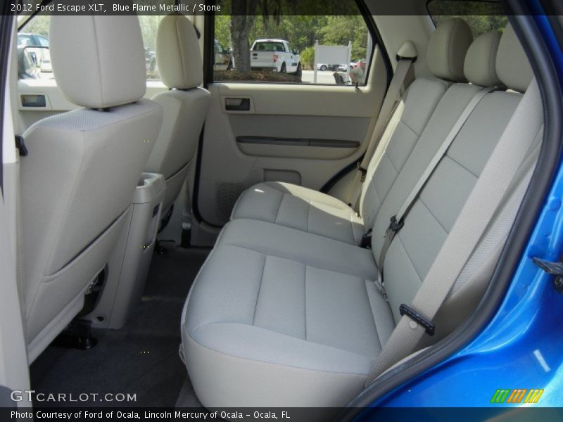 Blue Flame Metallic / Stone 2012 Ford Escape XLT