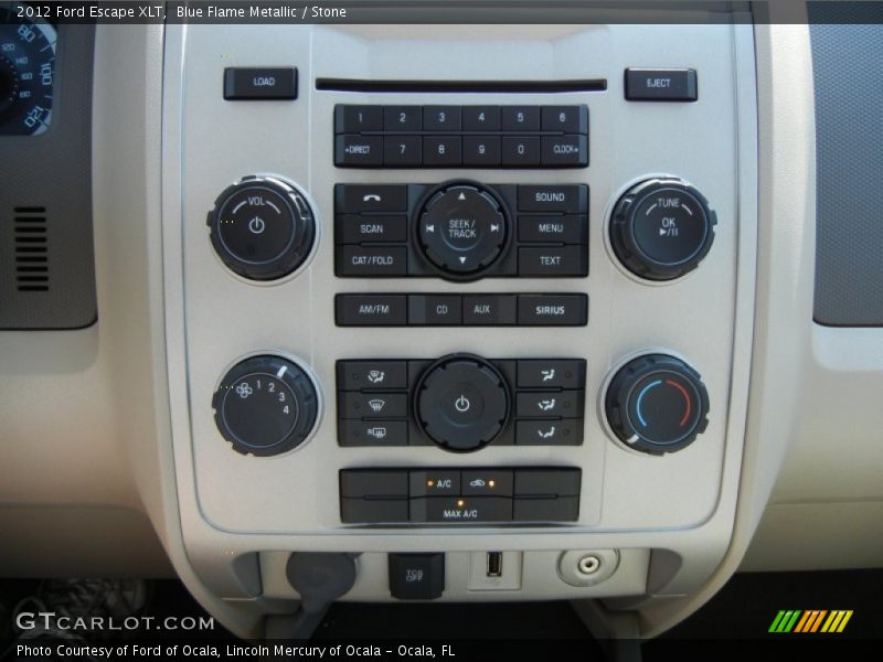 Blue Flame Metallic / Stone 2012 Ford Escape XLT
