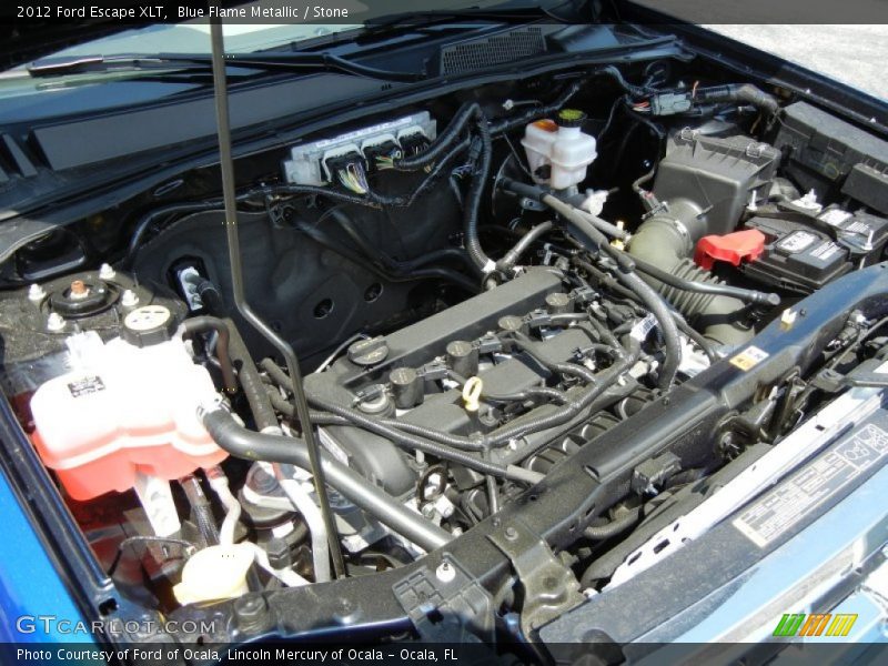 Blue Flame Metallic / Stone 2012 Ford Escape XLT