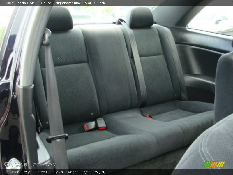 Nighthawk Black Pearl / Black 2004 Honda Civic LX Coupe