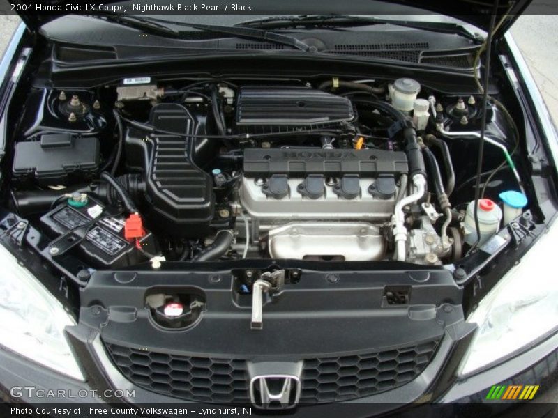  2004 Civic LX Coupe Engine - 1.7L SOHC 16V VTEC 4 Cylinder