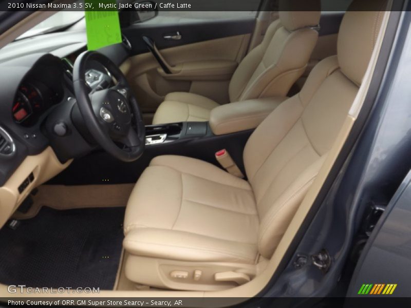 Mystic Jade Green / Caffe Latte 2010 Nissan Maxima 3.5 SV