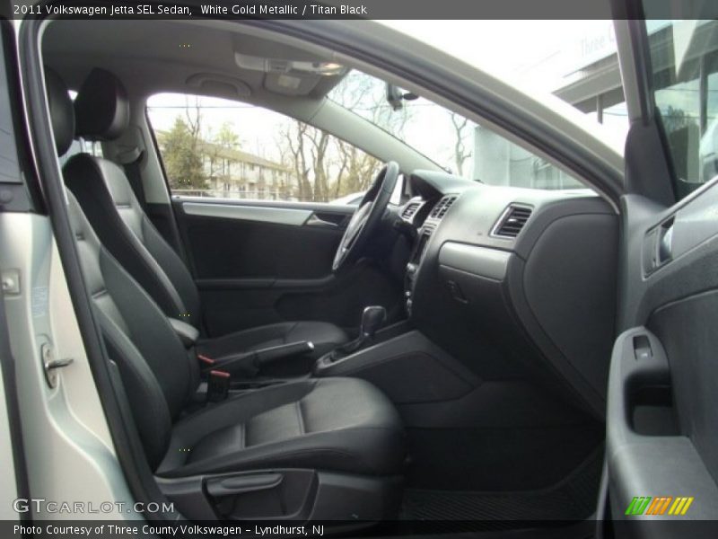 White Gold Metallic / Titan Black 2011 Volkswagen Jetta SEL Sedan