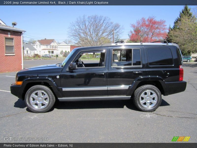 Black / Dark Khaki/Light Graystone 2006 Jeep Commander Limited 4x4