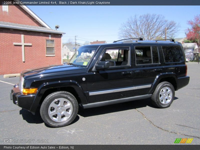Black / Dark Khaki/Light Graystone 2006 Jeep Commander Limited 4x4