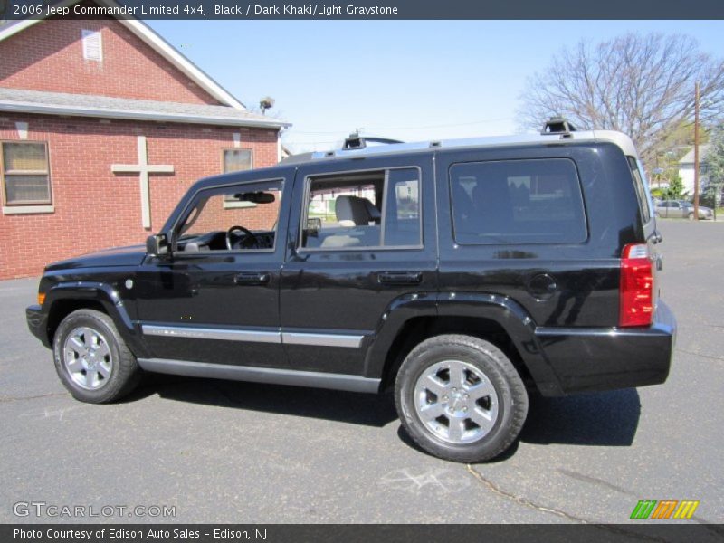 Black / Dark Khaki/Light Graystone 2006 Jeep Commander Limited 4x4