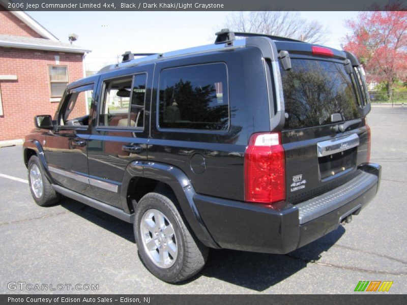 Black / Dark Khaki/Light Graystone 2006 Jeep Commander Limited 4x4