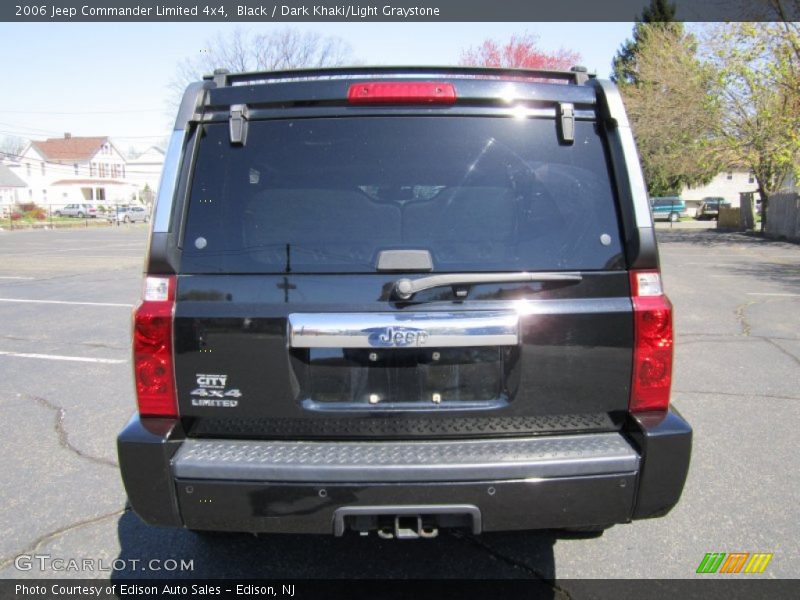 Black / Dark Khaki/Light Graystone 2006 Jeep Commander Limited 4x4