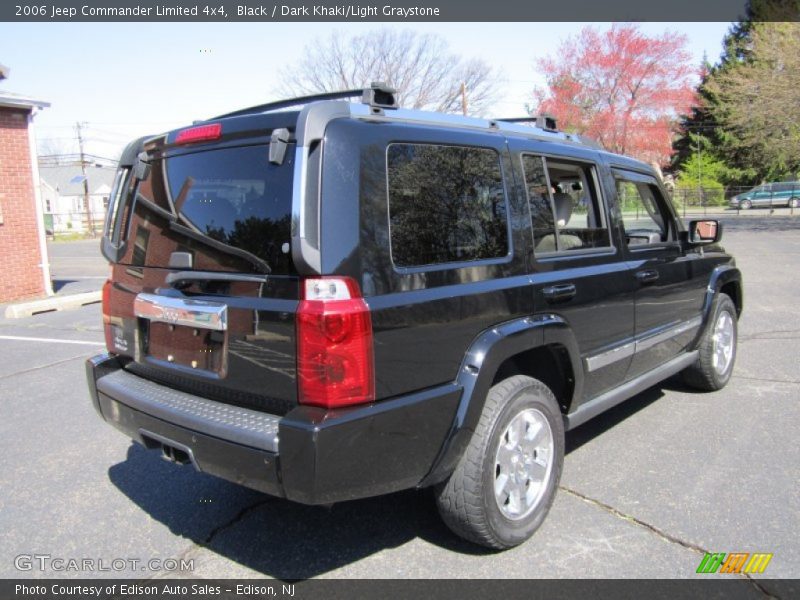 Black / Dark Khaki/Light Graystone 2006 Jeep Commander Limited 4x4