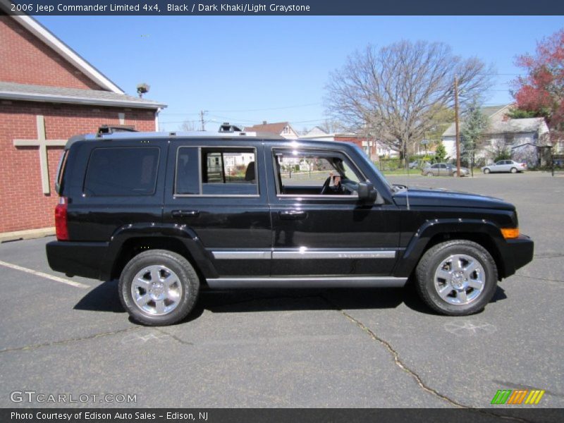 Black / Dark Khaki/Light Graystone 2006 Jeep Commander Limited 4x4