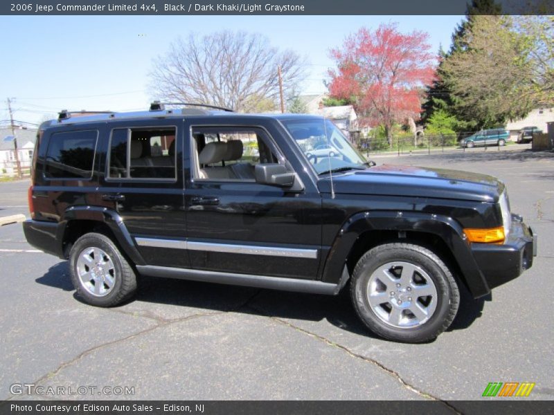 Black / Dark Khaki/Light Graystone 2006 Jeep Commander Limited 4x4