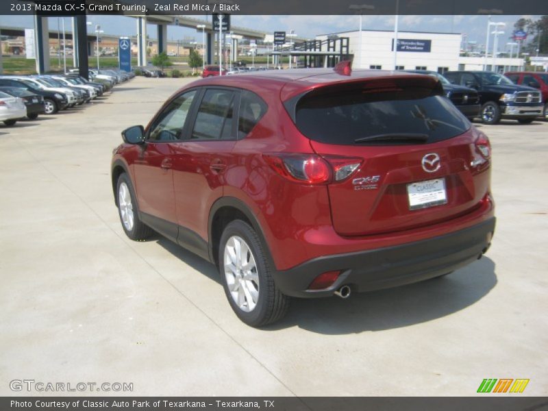 Zeal Red Mica / Black 2013 Mazda CX-5 Grand Touring