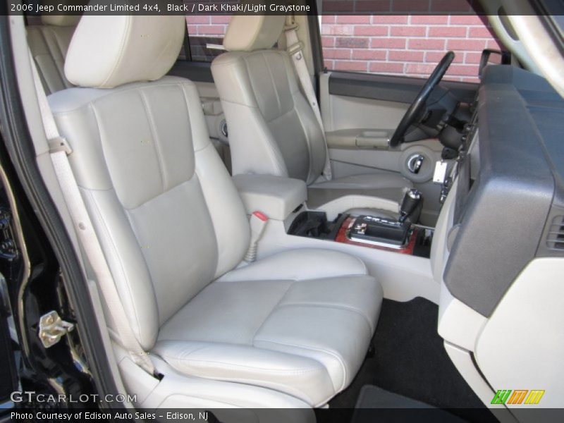 Black / Dark Khaki/Light Graystone 2006 Jeep Commander Limited 4x4