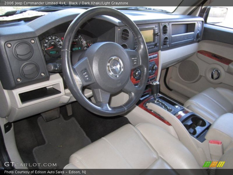 Black / Dark Khaki/Light Graystone 2006 Jeep Commander Limited 4x4