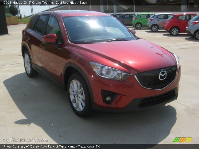 Zeal Red Mica / Black 2013 Mazda CX-5 Grand Touring