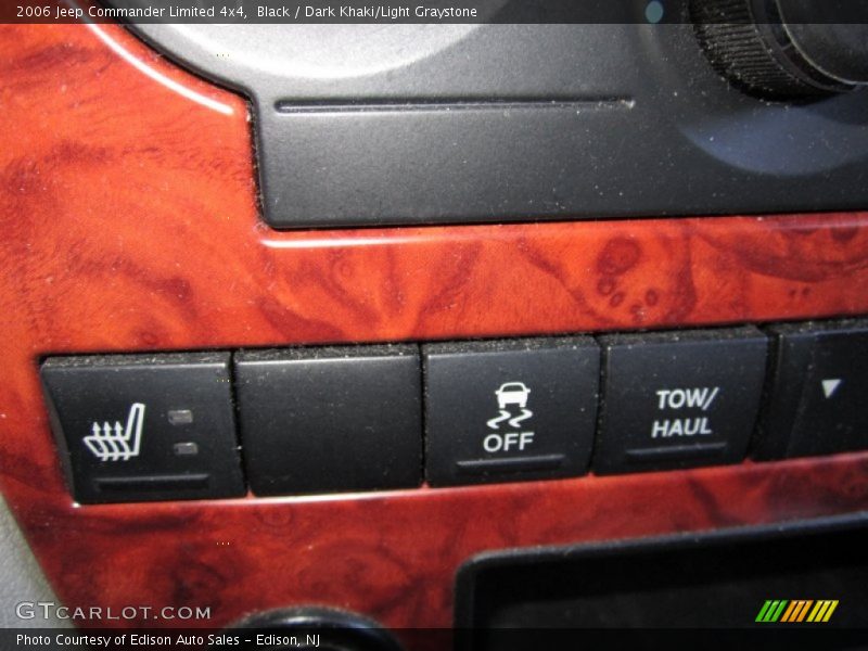 Black / Dark Khaki/Light Graystone 2006 Jeep Commander Limited 4x4