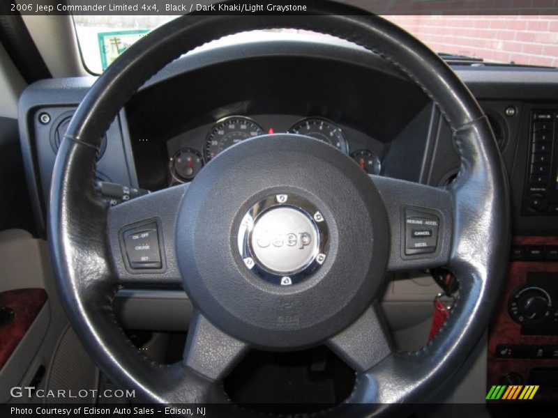 Black / Dark Khaki/Light Graystone 2006 Jeep Commander Limited 4x4