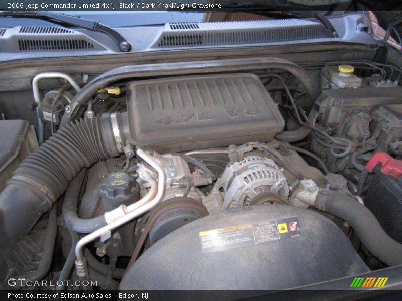 Black / Dark Khaki/Light Graystone 2006 Jeep Commander Limited 4x4
