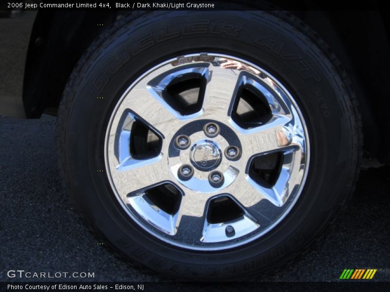 Black / Dark Khaki/Light Graystone 2006 Jeep Commander Limited 4x4