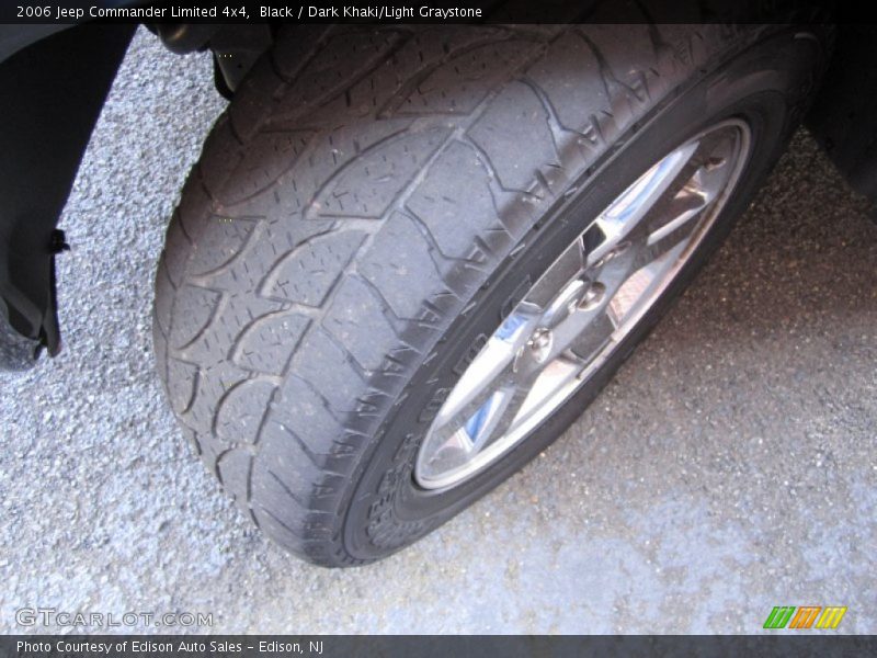 Black / Dark Khaki/Light Graystone 2006 Jeep Commander Limited 4x4