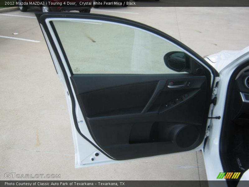 Crystal White Pearl Mica / Black 2012 Mazda MAZDA3 i Touring 4 Door