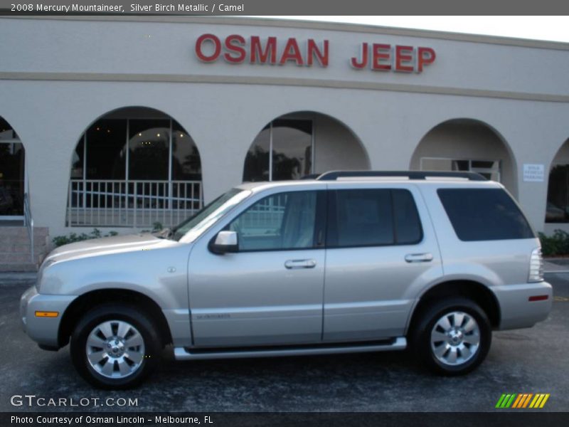 Silver Birch Metallic / Camel 2008 Mercury Mountaineer