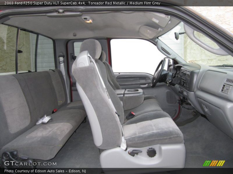 Toreador Red Metallic / Medium Flint Grey 2003 Ford F250 Super Duty XLT SuperCab 4x4