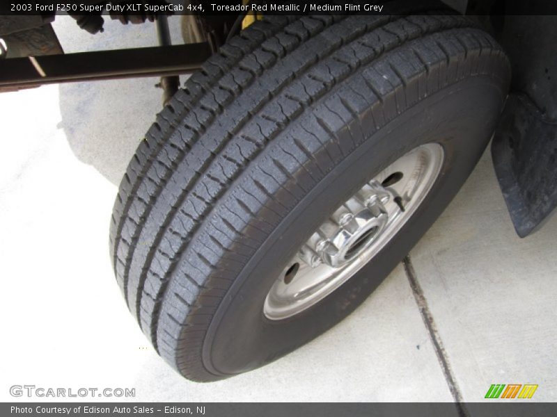 Toreador Red Metallic / Medium Flint Grey 2003 Ford F250 Super Duty XLT SuperCab 4x4