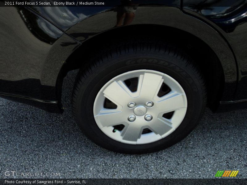 Ebony Black / Medium Stone 2011 Ford Focus S Sedan