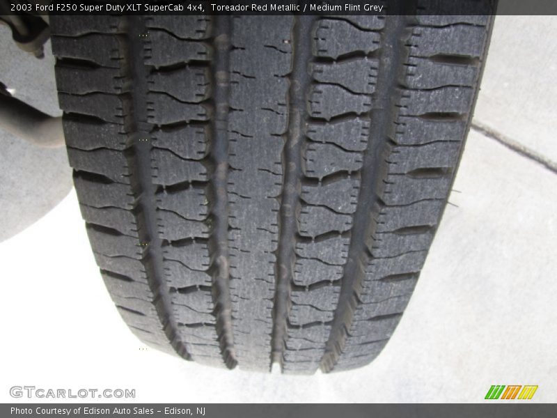 Toreador Red Metallic / Medium Flint Grey 2003 Ford F250 Super Duty XLT SuperCab 4x4