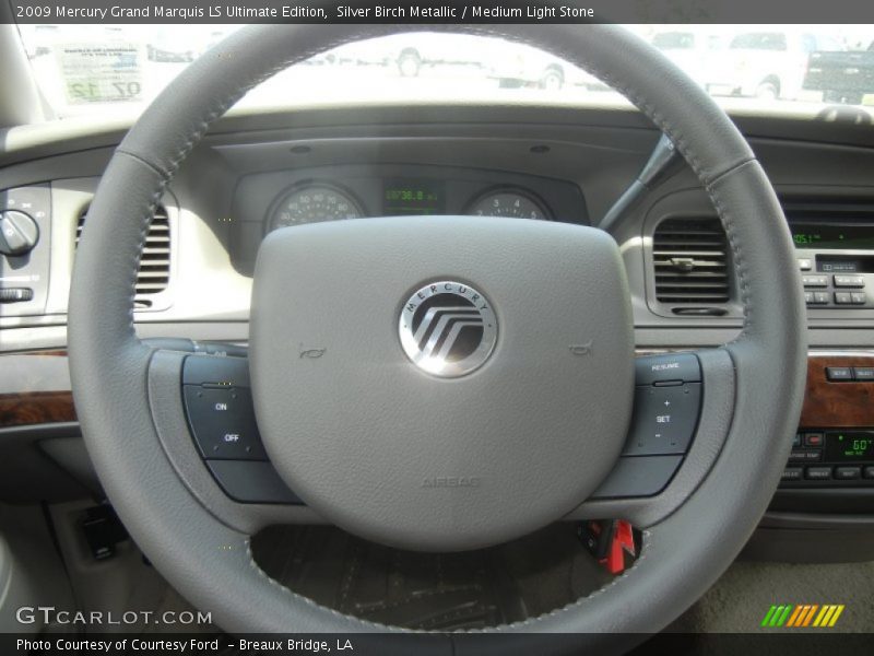 Silver Birch Metallic / Medium Light Stone 2009 Mercury Grand Marquis LS Ultimate Edition