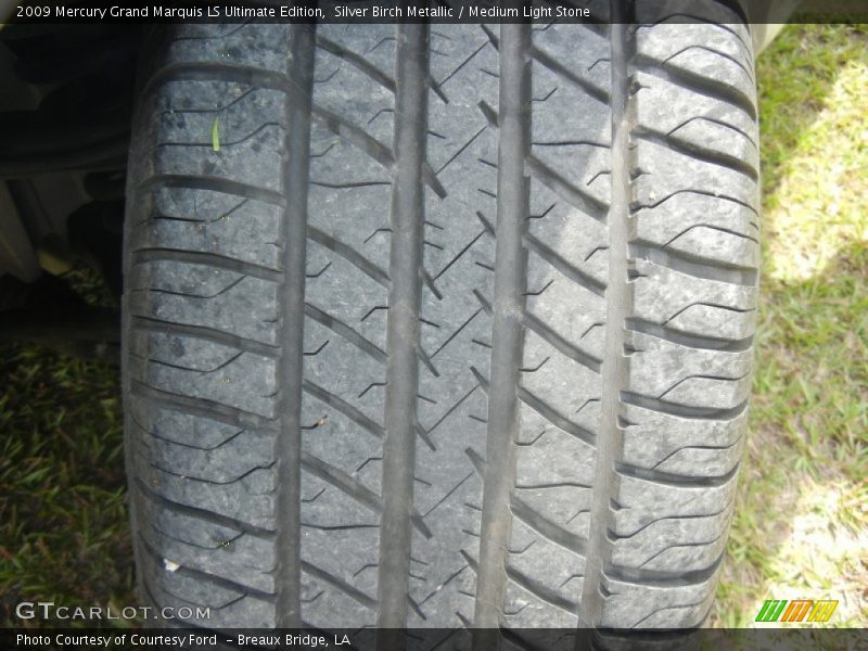 Silver Birch Metallic / Medium Light Stone 2009 Mercury Grand Marquis LS Ultimate Edition