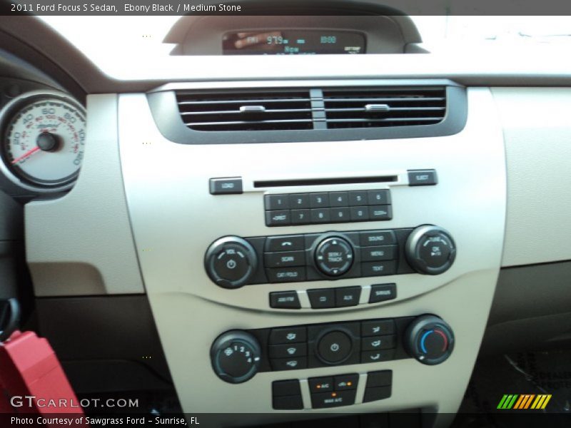 Ebony Black / Medium Stone 2011 Ford Focus S Sedan