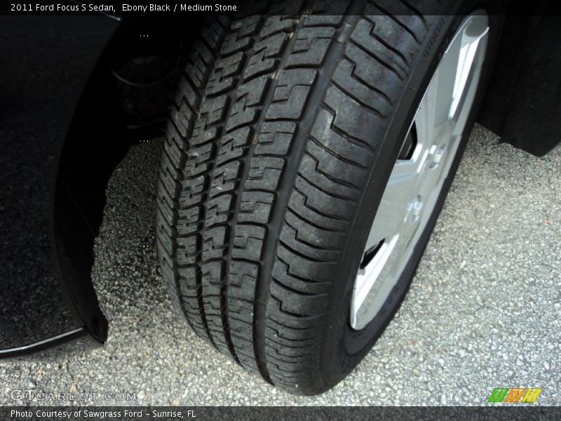 Ebony Black / Medium Stone 2011 Ford Focus S Sedan