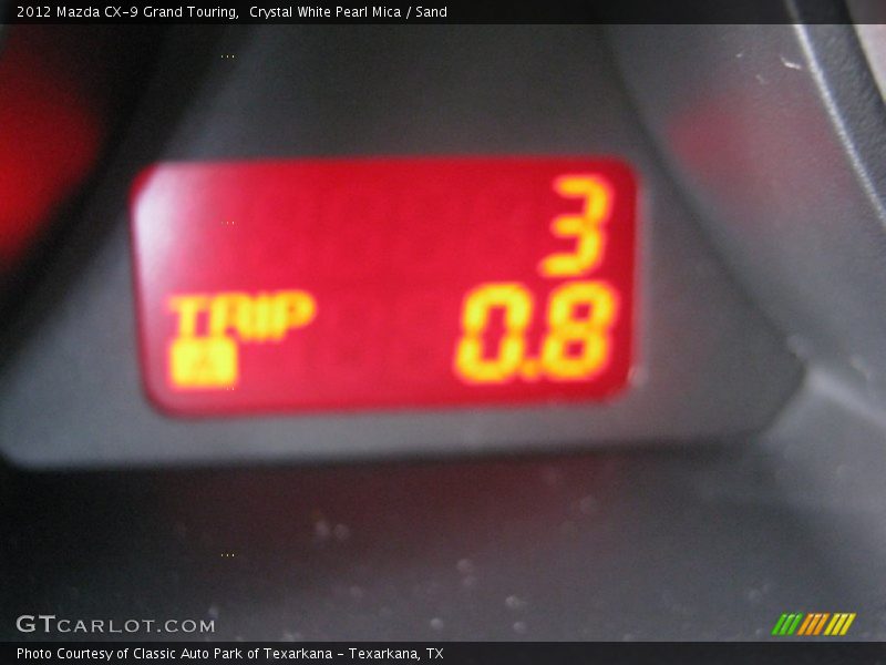 Crystal White Pearl Mica / Sand 2012 Mazda CX-9 Grand Touring