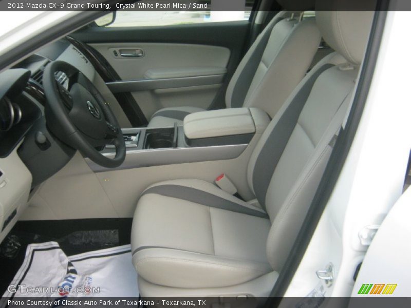 Front Seat of 2012 CX-9 Grand Touring