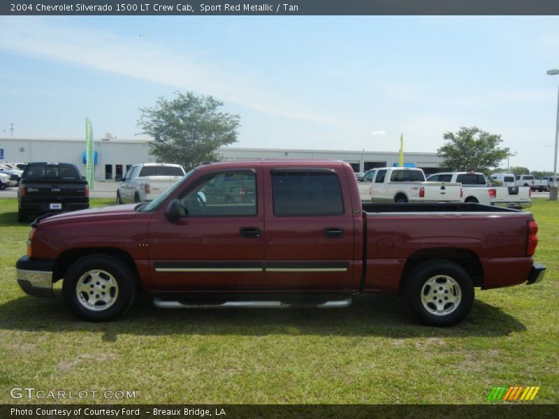 Sport Red Metallic / Tan 2004 Chevrolet Silverado 1500 LT Crew Cab