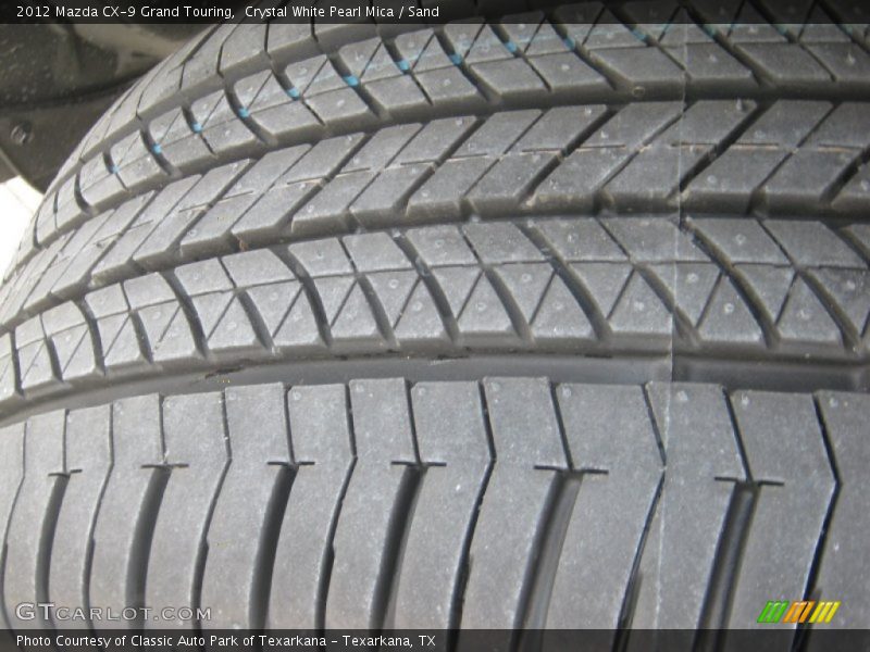 Crystal White Pearl Mica / Sand 2012 Mazda CX-9 Grand Touring