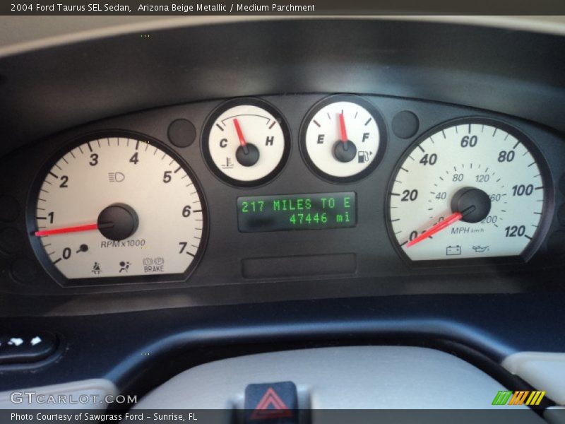  2004 Taurus SEL Sedan SEL Sedan Gauges