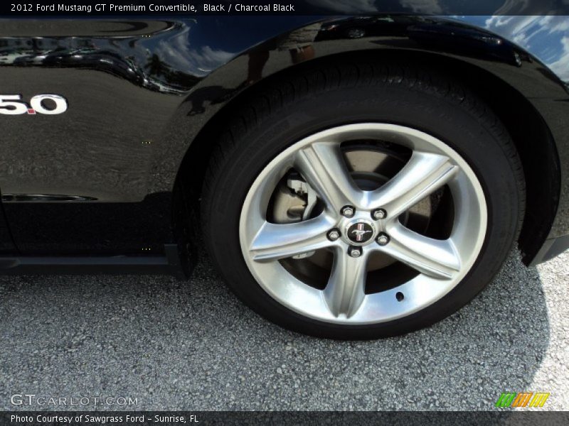 Black / Charcoal Black 2012 Ford Mustang GT Premium Convertible