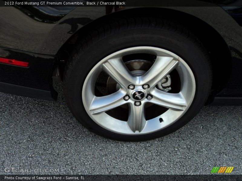 Black / Charcoal Black 2012 Ford Mustang GT Premium Convertible