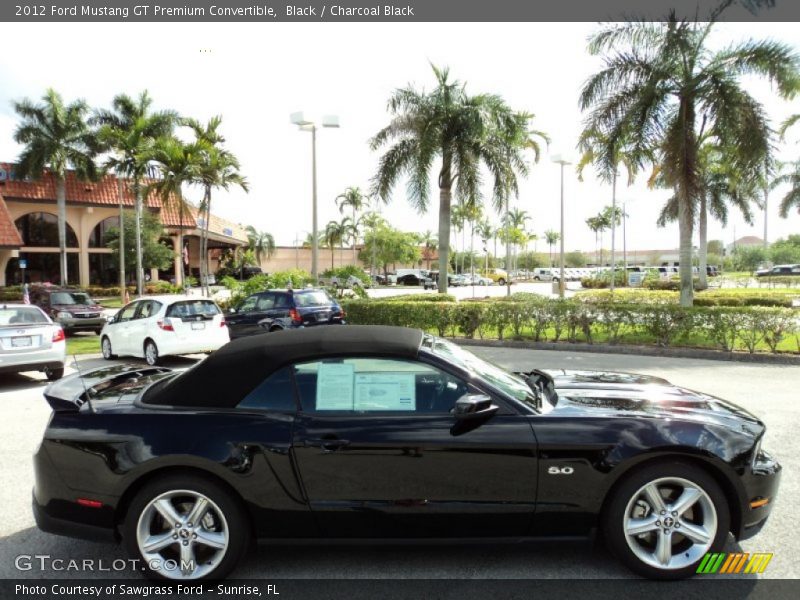 Black / Charcoal Black 2012 Ford Mustang GT Premium Convertible