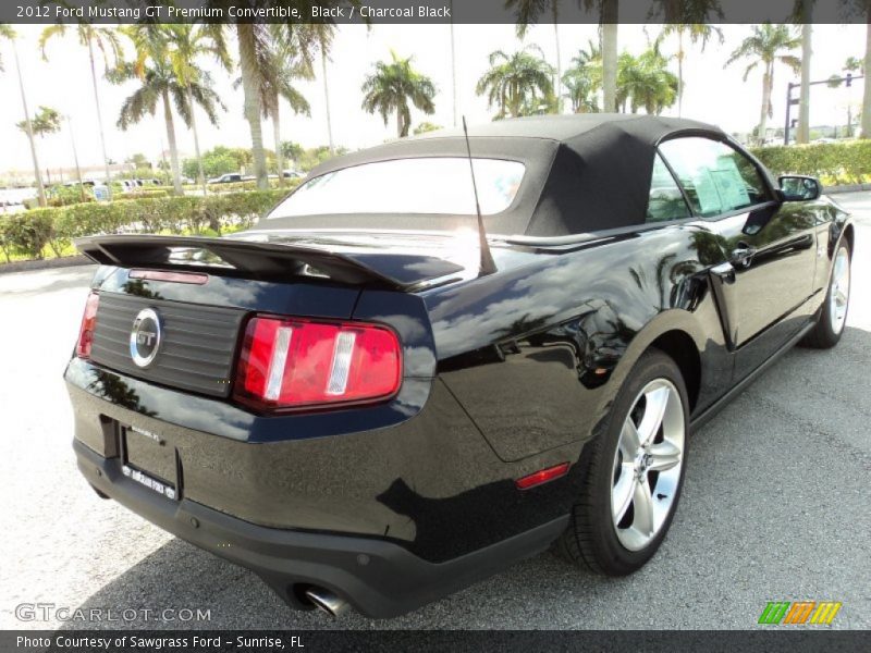 Black / Charcoal Black 2012 Ford Mustang GT Premium Convertible