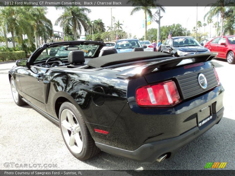 Black / Charcoal Black 2012 Ford Mustang GT Premium Convertible