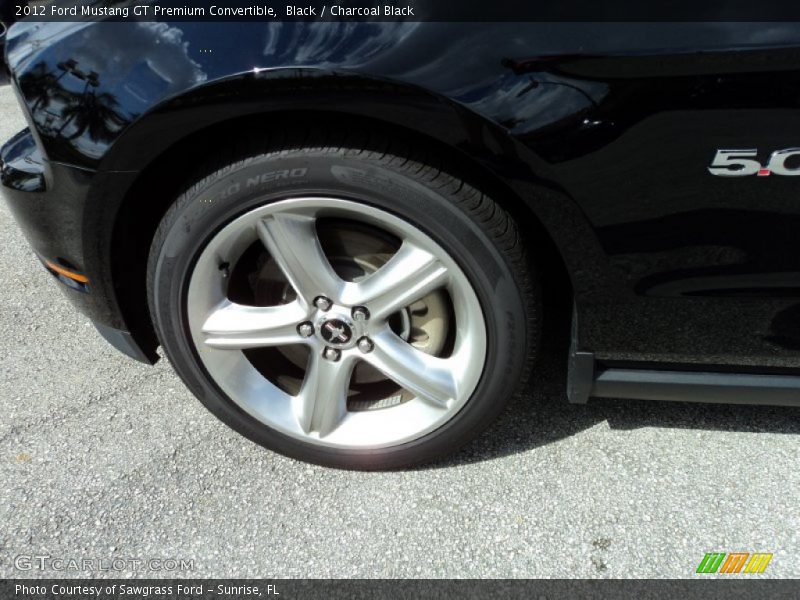 Black / Charcoal Black 2012 Ford Mustang GT Premium Convertible