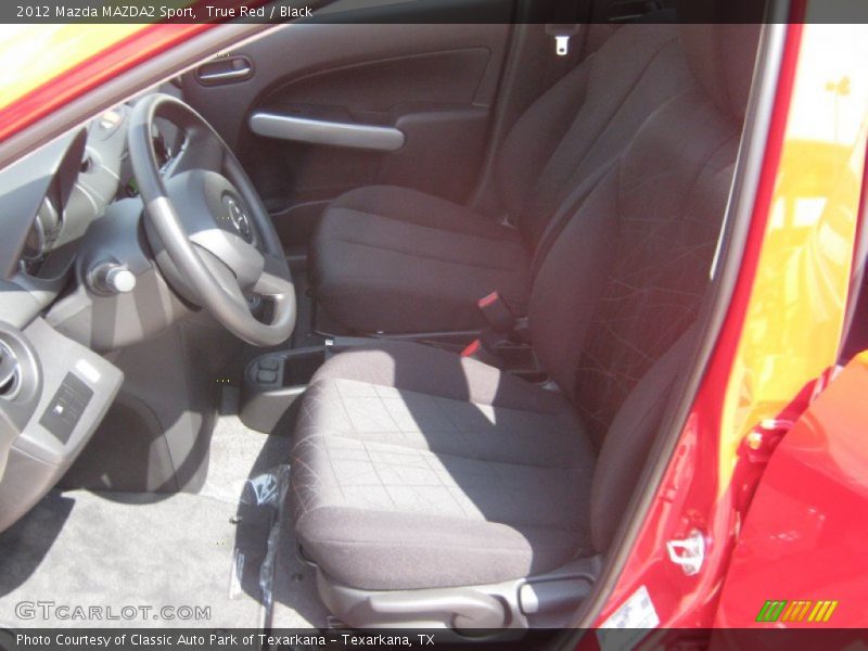 True Red / Black 2012 Mazda MAZDA2 Sport