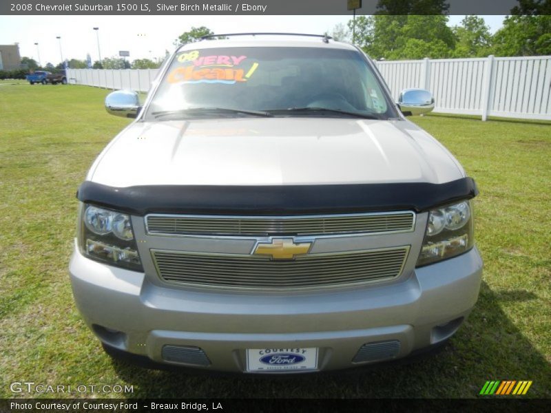Silver Birch Metallic / Ebony 2008 Chevrolet Suburban 1500 LS